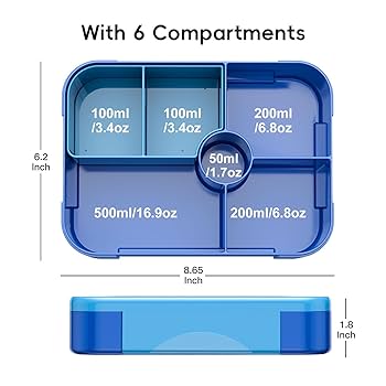 Amazon.com: Winproper Lunch Box Kids Bento Box, Leakproof